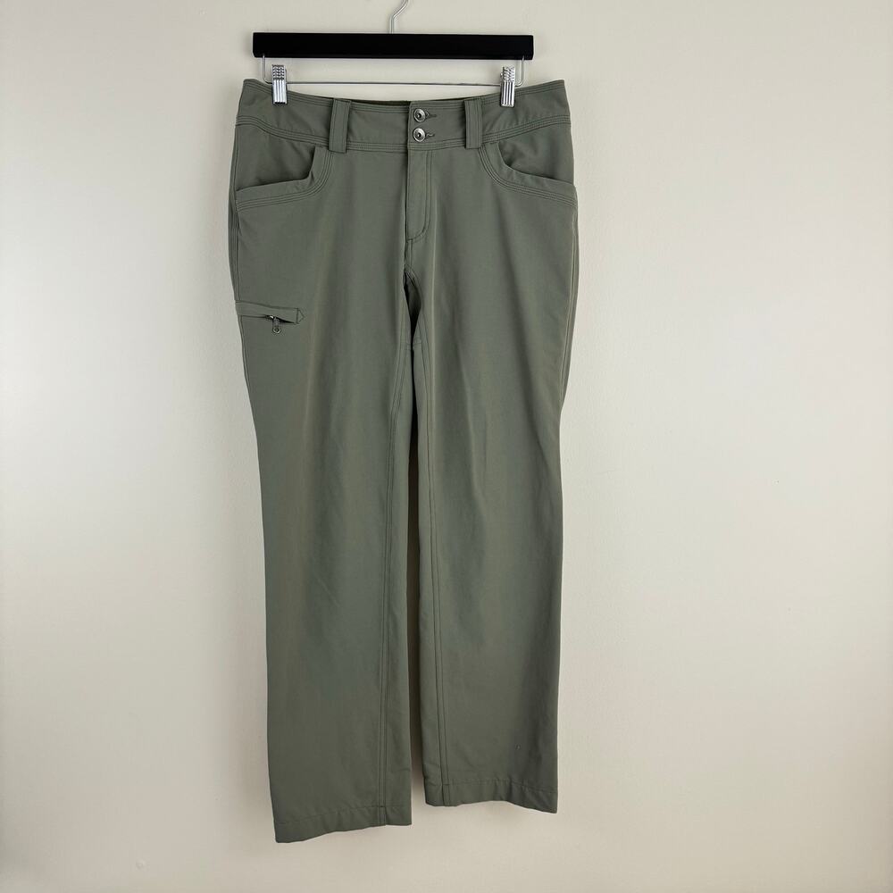 Marmot Pants Women's Size 10 Green Hiking Outdoor Pockets Workwear READ